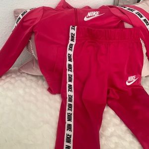 Nike Toddler Girls Pink Tracksuit